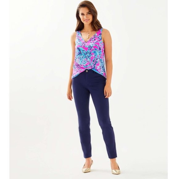 Lilly Pulitzer 29" Kelly Knit Skinny Ankle Pants - Picture 4 of 4